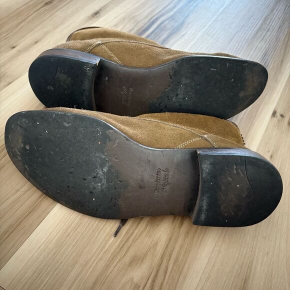 Bacco Bucci Mens Chukka Boots Size 11 Brown Suede Classic Lace-Up Versatile - Picture 4 of 7